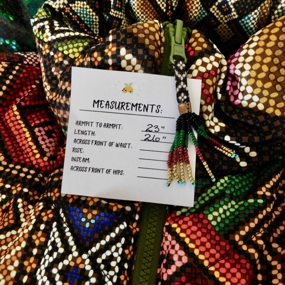 NWT!! FARM RIO Rauti Metallic Reversible Puffer Jacket Après Ski Winter Outdoors - Picture 15 of 16